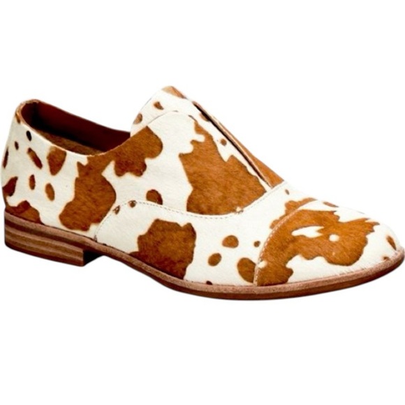 New W/Out Box Korkease Womens Nottingham Flat Cow Print - Size 7.5M - Picture 8 of 9